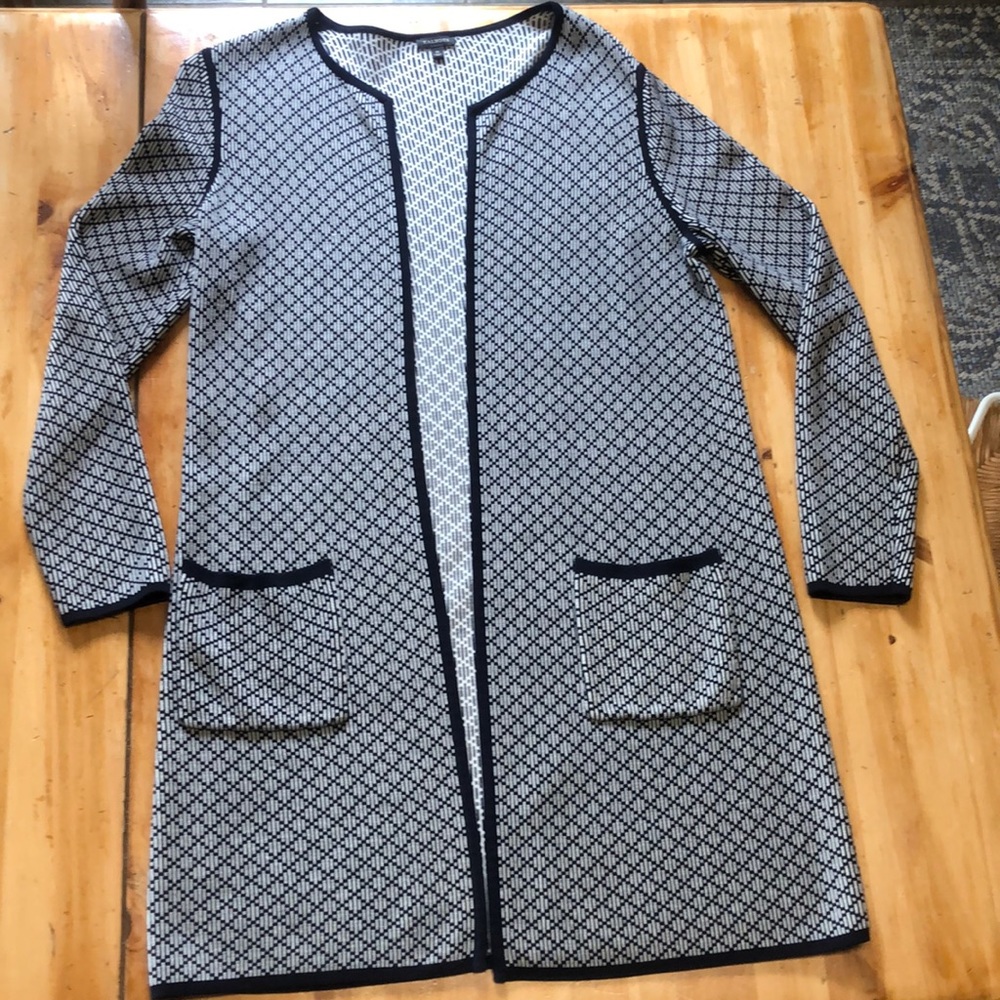 Talbots Long No Button Sweater